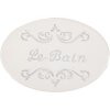 Clayre & Eef 6CE1995 Porte-savon Céramique Blanc Rétro 13x9x3 cm