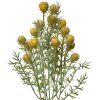 Clayre & Eef 6PL0349Y Déco Branche avec fleurs jaune vert 16x16x47 cm