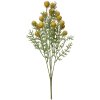 Clayre & Eef 6PL0349Y Déco Branche avec fleurs jaune vert 16x16x47 cm