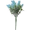 Clayre & Eef 6PL0351BL Décoration branche fleurs bleu vert 15x15x32 cm