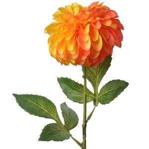 Clayre & Eef 6PL0353O Fleur artificielle orange vert...