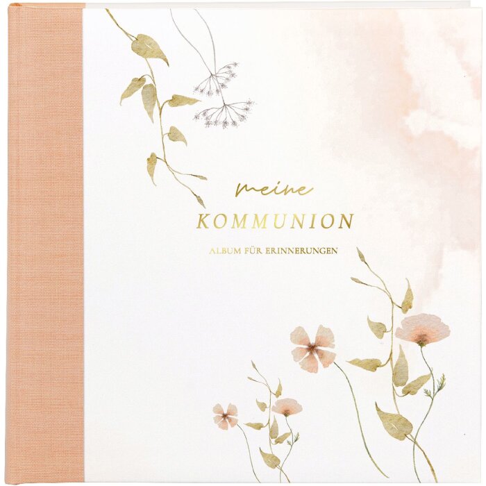 Goldbuch Album photo Communion Magie de fleurs rosé 25x25 cm 58 pages