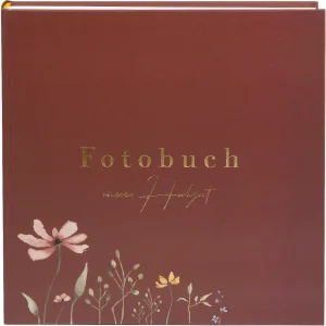 Goldbuch Album de mariage Amour de fleur bordeaux 30x31...