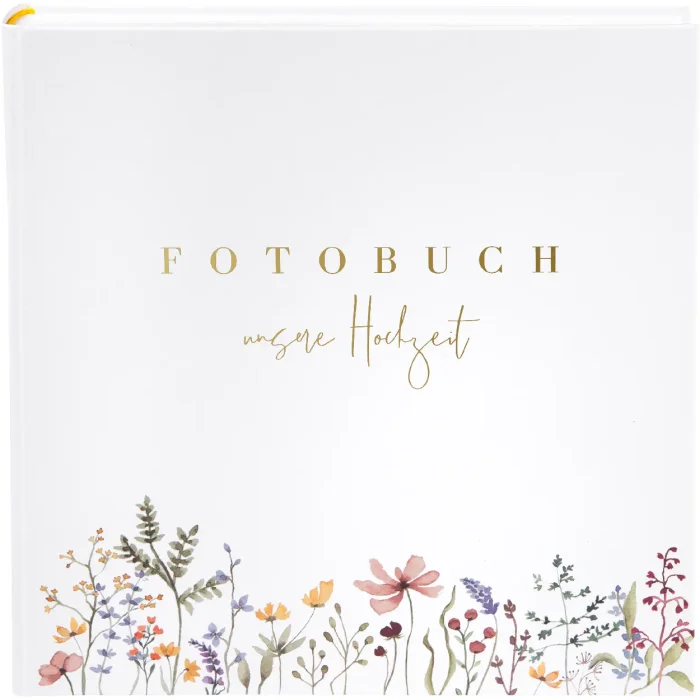 Goldbuch Album de mariage Amour de fleurs blanc 30x31 cm 60 pages impression dart