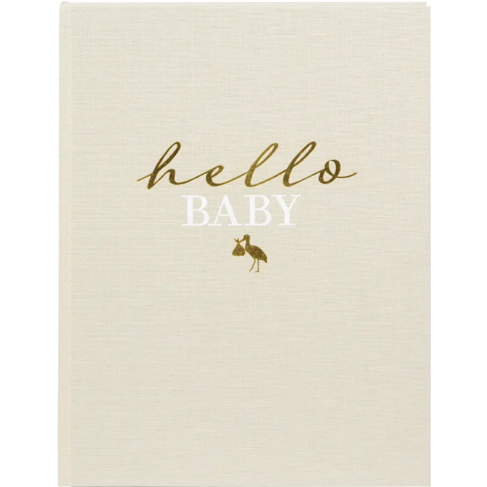 Goldbuch Journal de bébé hello.baby Beige 21x28 cm 44 pages gaufrage doré