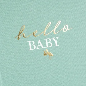 Goldbuch Journal de bébé hello.baby Aqua 21x28 cm 44 pages gaufrage doré