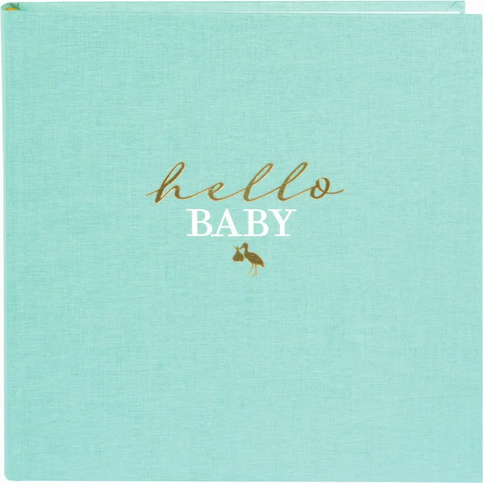 Goldbuch album bébé hello.baby aqua 30x31 cm