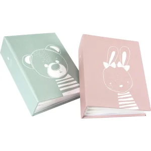 Goldbuch Album à pochettes Polly & Eddy 100 photos 10x15 cm Lapin Rose Ours Vert