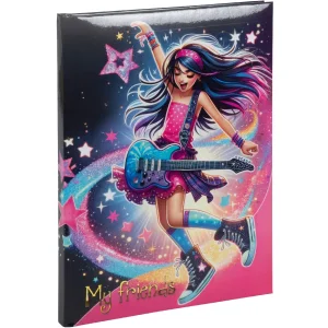 Livre dor des amis Star Melody 15x21 cm 88 pages Rockstar...