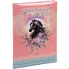 Goldbook livre damis Luna motif cheval 15x21 cm 88 pages rose