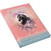 Goldbook livre damis Luna motif cheval 15x21 cm 88 pages rose