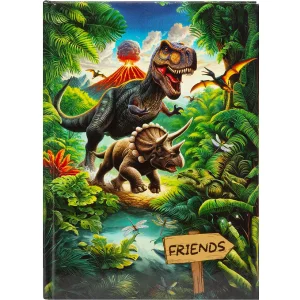 Goldbook livre damis volcan design dinosaure 15x21 cm 88...