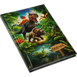 Goldbook livre damis volcan design dinosaure 15x21 cm 88 pages