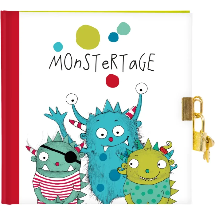 Goldbuch Journal intime Monster 16x16 cm 96 pages