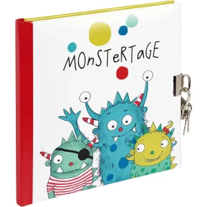 Goldbuch Journal intime Monster 16x16 cm 96 pages