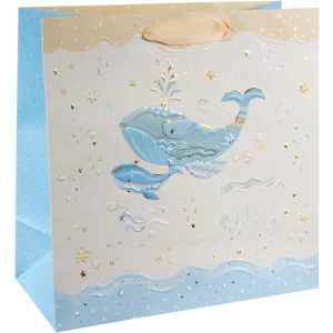 Goldbuch sac cadeau Blue Whale 27x13 cm