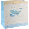 Goldbuch sac cadeau Blue Whale 27x13 cm