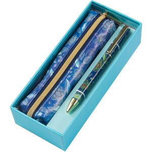 Goldbuch set crayon préféré & trousse Natures Melody Blue boîte cadeau