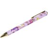 Goldbuch lieblingsSTIFT Insignia Stylo à bille métal floral or violet rose