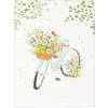 Goldbuch carnet de notes Flowery Bike 15x22 cm 200 pages blanches