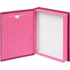 Goldbuch boîte de rangement Bella Vista rose fuchsia avec fenêtre photo 19x14x3,8 cm