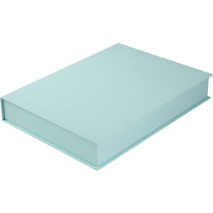 Goldbuch boîte de rangement Bella Vista aqua 32x24 cm lin fermeture magnétique