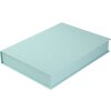 Goldbuch boîte de rangement Bella Vista aqua 32x24 cm lin fermeture magnétique