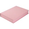 Goldbuch boîte de rangement Bella Vista rose 32x24 cm lin fermeture magnétique