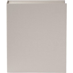 Goldbuch boîte de rangement Bella Vista gris 32x24 cm lin avec fermeture magnétique