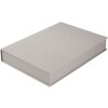 Goldbuch boîte de rangement Bella Vista gris 32x24 cm lin avec fermeture magnétique