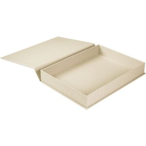 Goldbuch boîte de rangement Bella Vista beige 32x24 cm lin avec fermeture magnétique