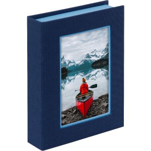 Goldbuch boîte de rangement Bella Vista bleu bleu ciel avec fenêtre photo