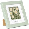 Goldbuch cadre en bois Aura 10x10 cm Peppermint bois véritable MDF présentoir verre clair