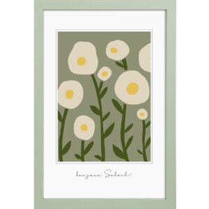 Goldbuch cadre en bois Aura 20x30 cm Peppermint bois véritable avec fond en verre clair MDF