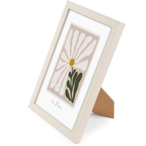 Goldbuch cadre en bois Aura 15x20 cm Beige bois véritable verre clair MDF arrière