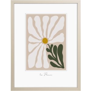 Goldbuch cadre en bois Aura 30x40 cm Beige bois véritable avec verre transparent MDF paroi arrière