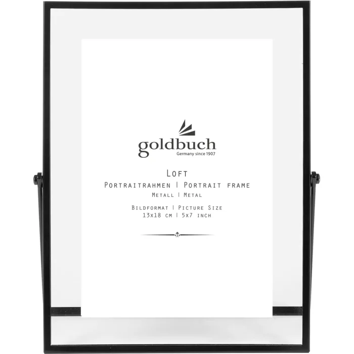 Goldbuch cadre photo Loft noir 13x18 cm