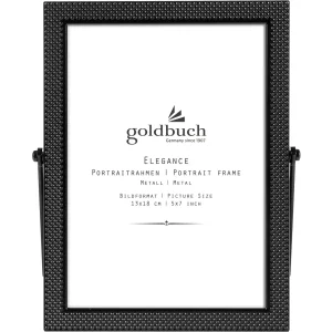 Goldbuch cadre photo Elegance Black 10x15 cm métal cadre portrait