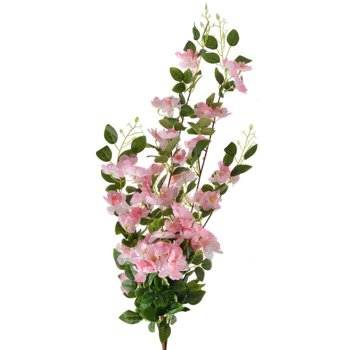 Clayre & Eef 6PL0345LP Branche décorative avec fleurs rose vert 25x15x88 cm