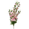 Clayre & Eef 6PL0345LP Branche décorative avec fleurs rose vert 25x15x88 cm