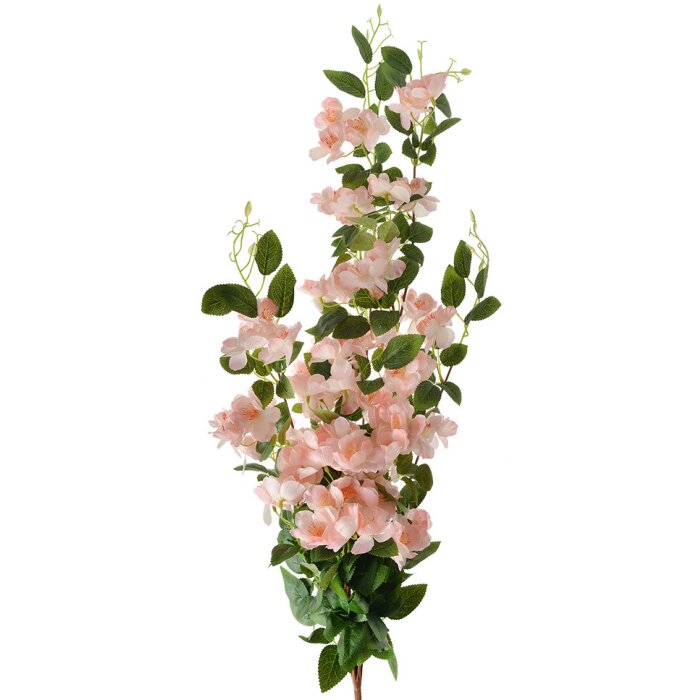 Clayre & Eef 6PL0345P Branche décorative avec fleurs rose vert 25x15x88 cm