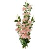 Clayre & Eef 6PL0345P Branche décorative avec fleurs rose vert 25x15x88 cm