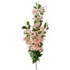 Clayre & Eef 6PL0345P Branche décorative avec fleurs rose vert 25x15x88 cm