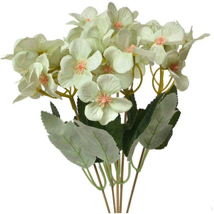 Clayre & Eef 6PL0364GR Décoration Branche avec fleurs 16x12x30 cm