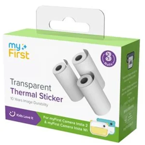 myFirst Transparent Thermal Sticker 3 rouleaux pour...