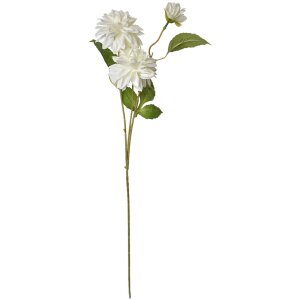 Clayre & Eef 5PL0130W Fleur artificielle blanche...