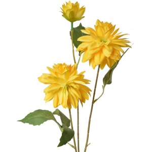 Clayre & Eef 5PL0130Y Fleur artificielle jaune...