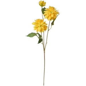 Clayre & Eef 5PL0130Y Fleur artificielle jaune...