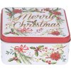 Clayre & Eef 6BL0175 Ensemble de 3 boîtes en métal Design Noël Blanc Rouge