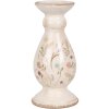 Clayre & Eef 6CE1945M Bougeoir Céramique Beige Rose Ø 12x26 cm